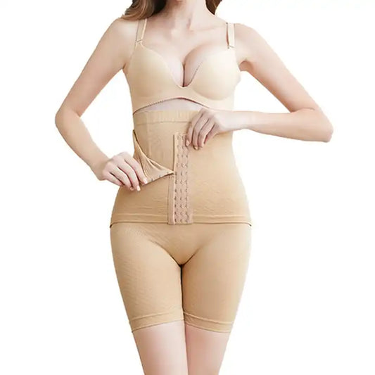 Hot Sale High Waist Women Plus Size Seamless Shapewear Shorts Girdle Abdominal Bodysuit Shapewear Pants